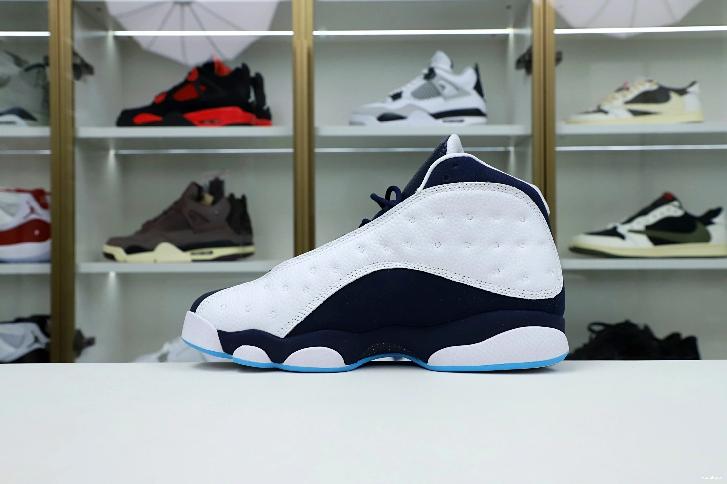 OBSIDIAN 13 POWDER BLUE WHITE RETRO 414571-144 JORDAN AIR 1021